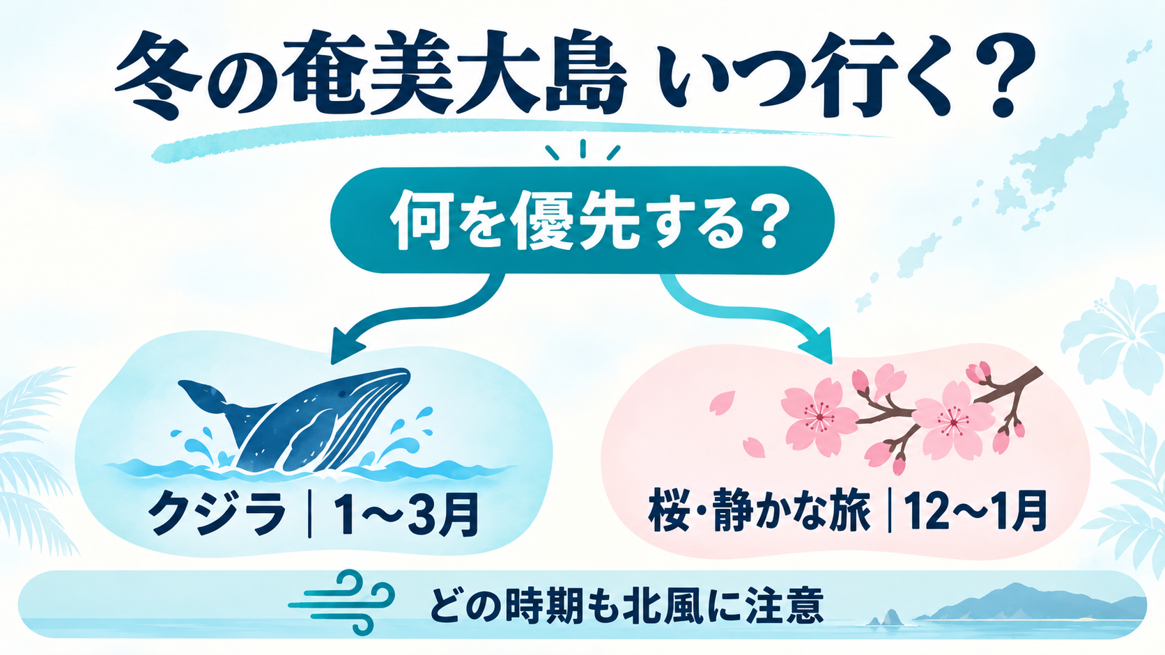 冬の奄美大島は「目的」によって行くべき時期が変わる
